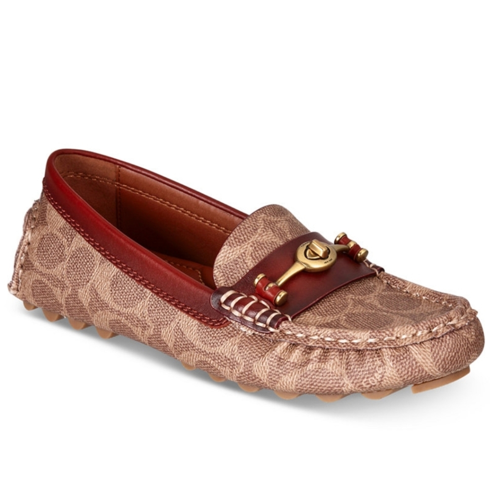 COACH - Women's Crosby Driver - Tan/Rust